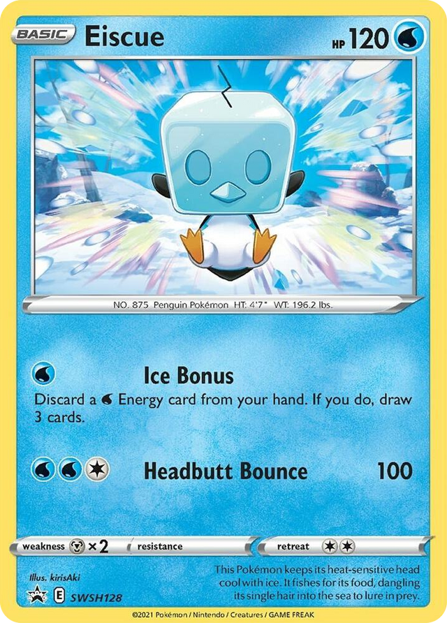0128 Eiscue - SWSH128 Promo Sword & Shield Promo Cards