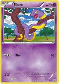 0016 Ekans Common XY Trainer Kit: Sylveon & Noivern