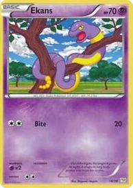 0016 Ekans Common XY Trainer Kit: Sylveon & Noivern