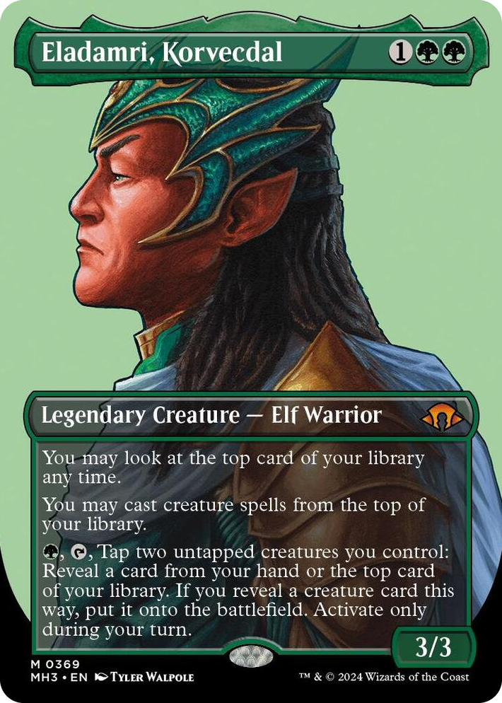 0369 Eladamri, Korvecdal (Borderless) M Modern Horizons 3