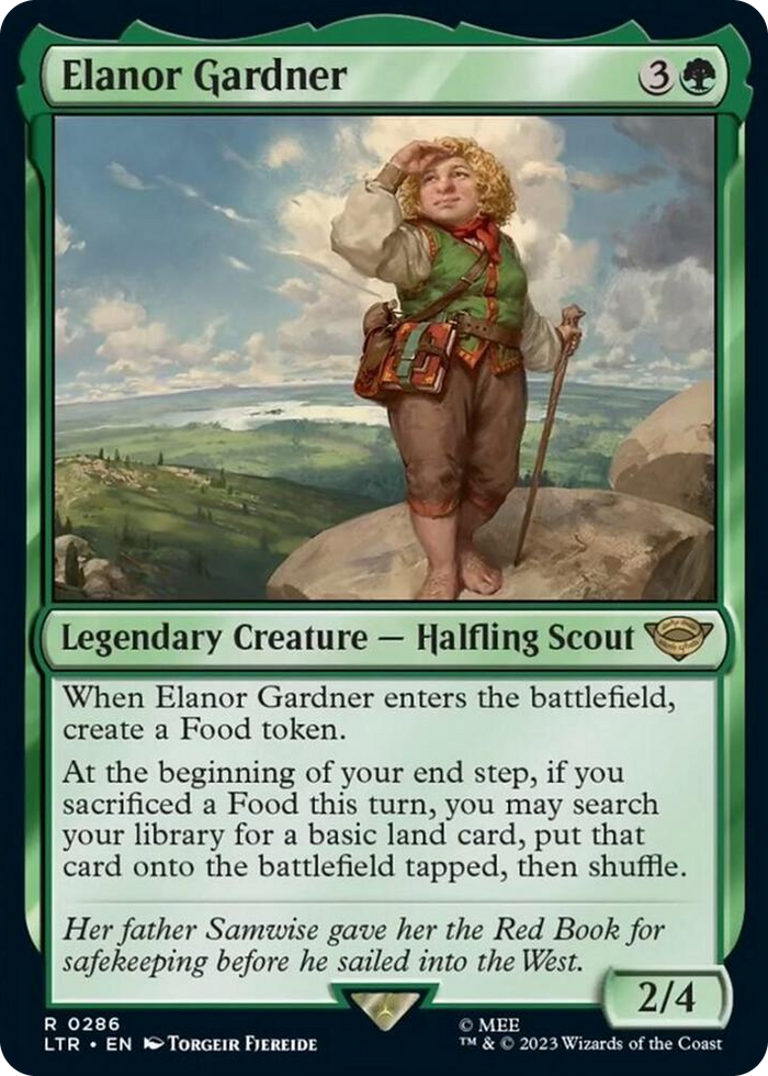 Elanor Gardner #286 R - Universes Beyond: The Lord of the Rings: Tales of Middle-earth Pokemon card