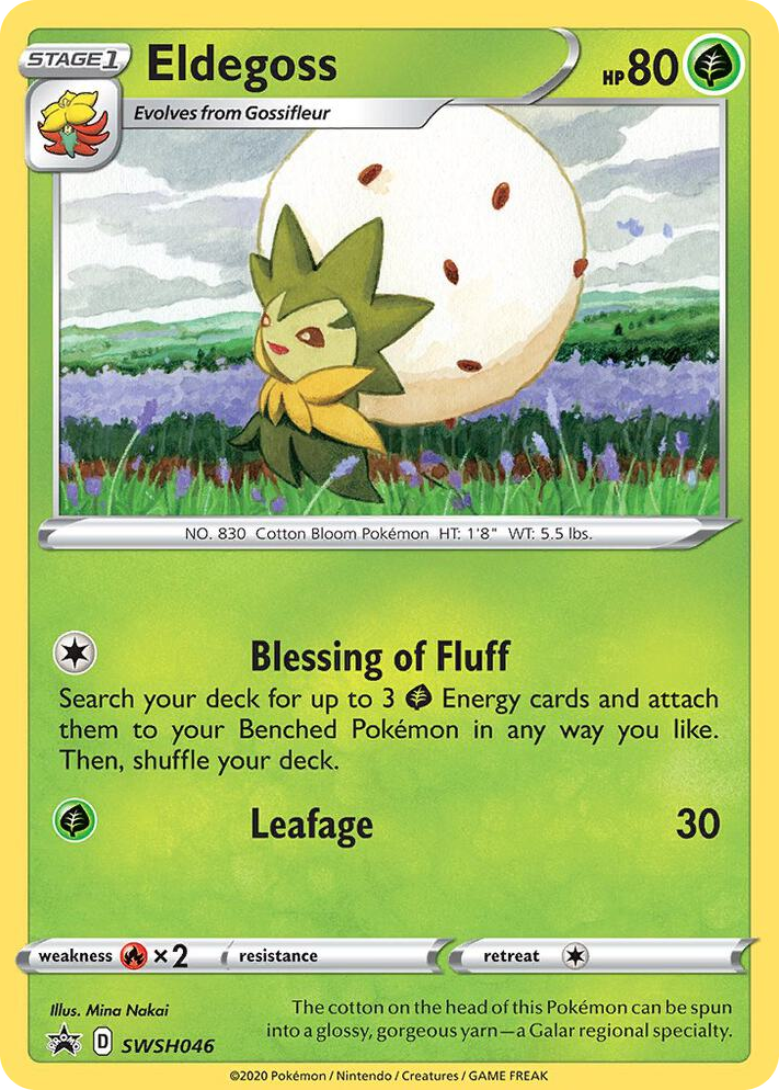 0046 Eldegoss - SWSH046 Promo Sword & Shield Promo Cards