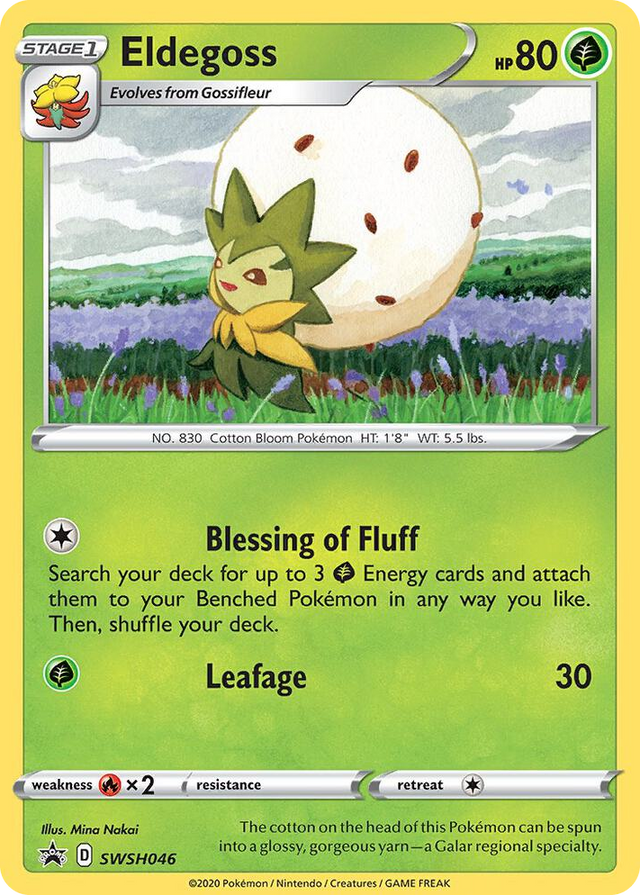 0046 Eldegoss - SWSH046 Promo Sword & Shield Promo Cards
