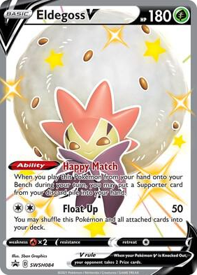 0084 Eldegoss V - SWSH084 Promo Sword & Shield Promo Cards