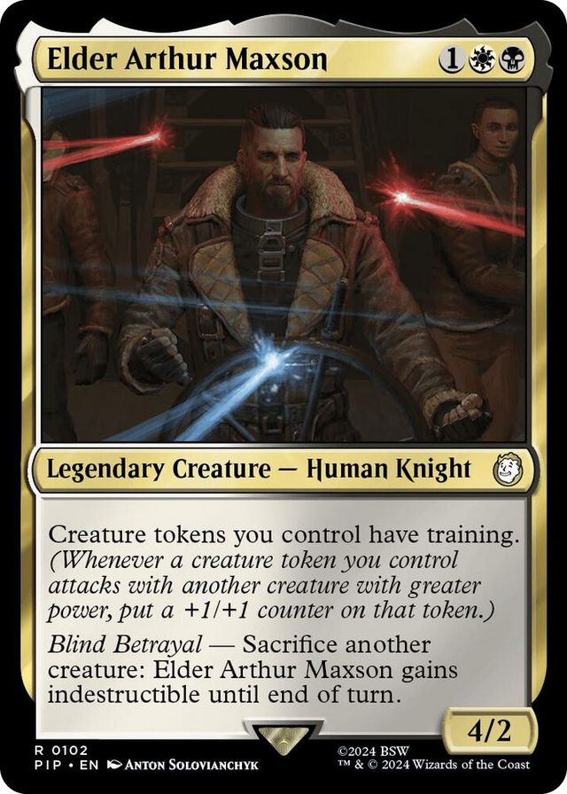 0102 Elder Arthur Maxson R Universes Beyond: Fallout