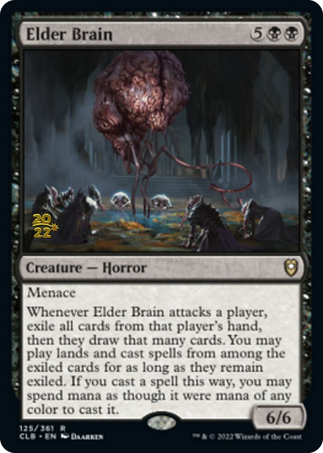 0125 Elder Brain R Prerelease Cards