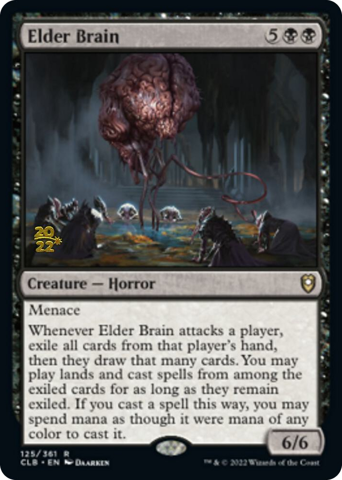Elder Brain #125 R - Prerelease Cards Pokemon card