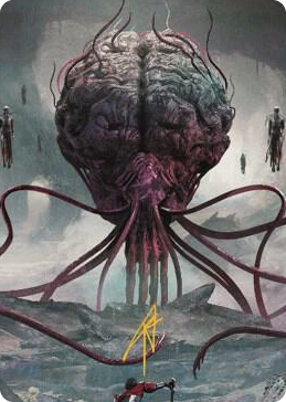 0013 Elder Brain Art Card (Gold-Stamped Signature) S Art Series: Commander Legends: Battle for Baldur's Gate