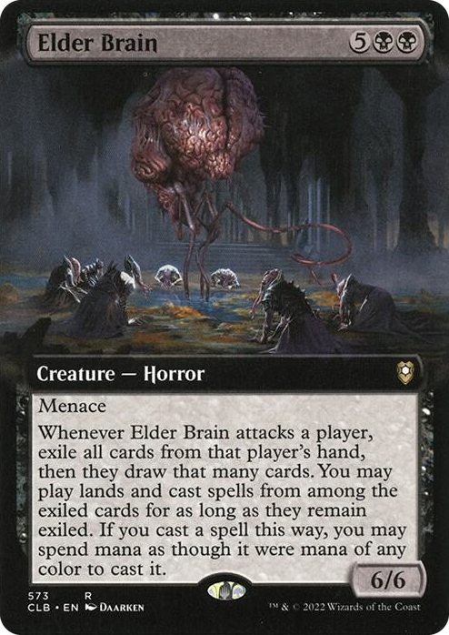 Elder Brain (Extended Art) #573 R - Commander Legends: Battle for Baldur's Gate Pokemon card