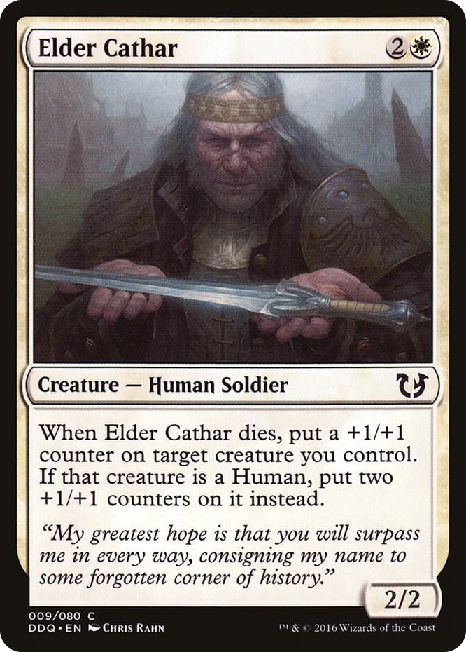 Elder Cathar #9 C - Duel Decks: Blessed vs. Cursed Pokemon card