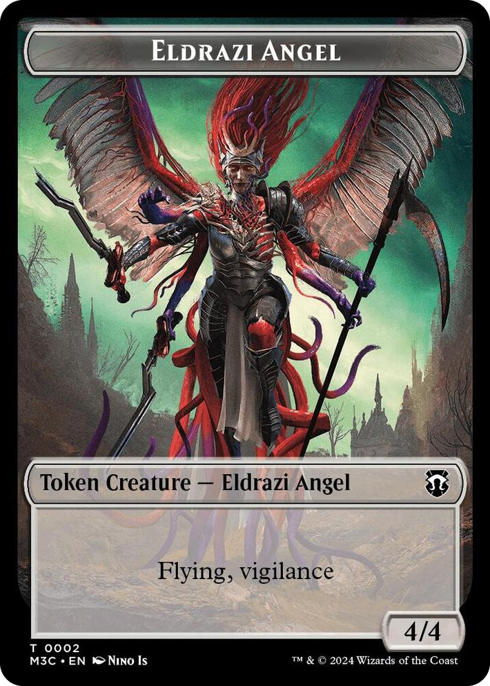 0002 Eldrazi Angel // Copy Double-Sided Token T Commander: Modern Horizons 3