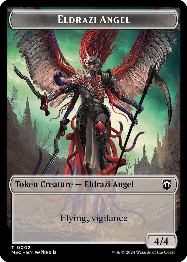 0002 Eldrazi Angel // Copy Double-Sided Token T Commander: Modern Horizons 3