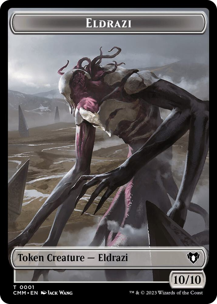 0001 Eldrazi // Cat (0030) Double-Sided Token T Commander Masters