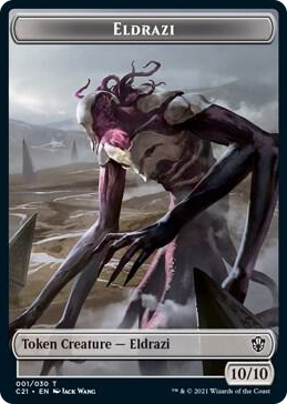 0001 Eldrazi // Champion of Wits Double-Sided Token T Commander 2021