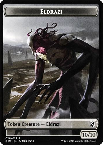 0026 Eldrazi // Egg Double-Sided Token T Commander 2019