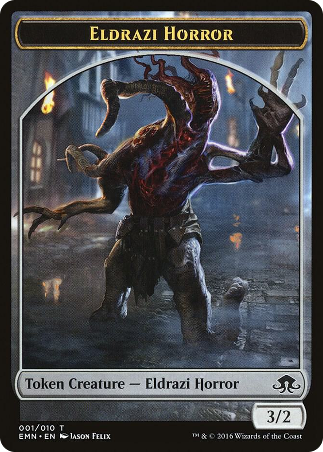 Eldrazi Horror Token #1 T - Eldritch Moon Pokemon card