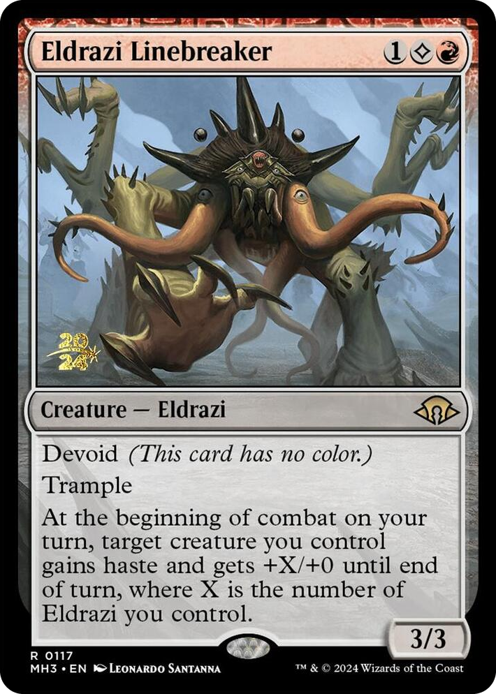 0117 Eldrazi Linebreaker R Prerelease Cards