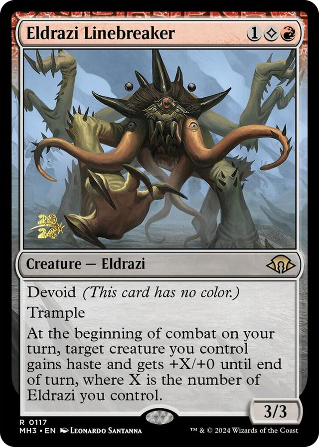 0117 Eldrazi Linebreaker R Prerelease Cards
