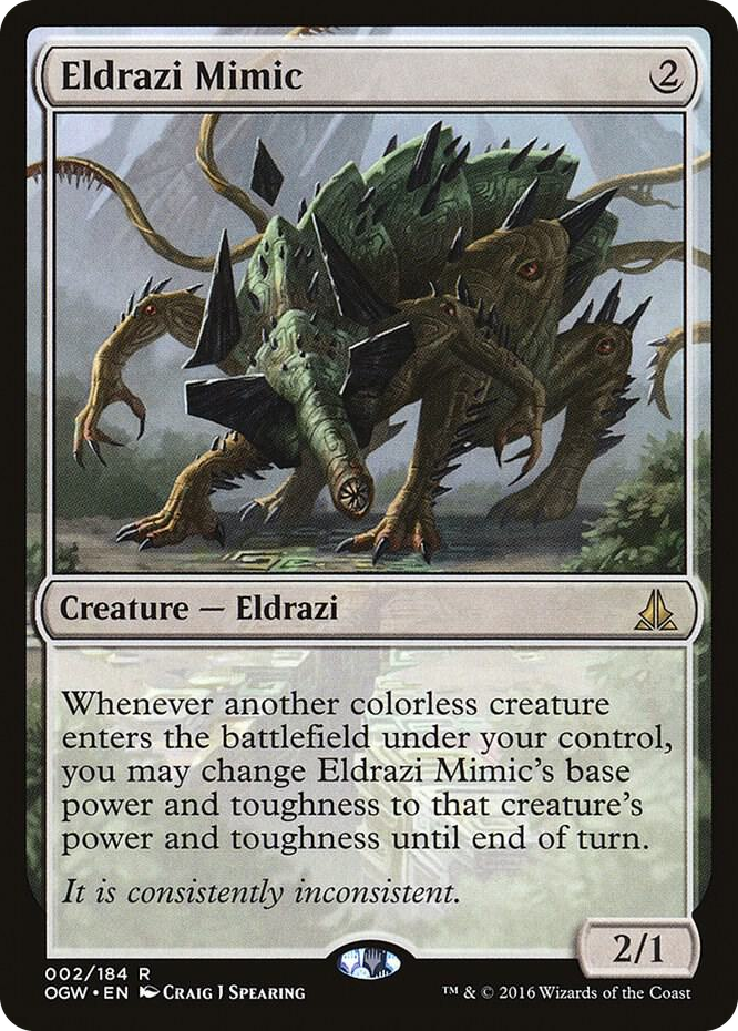Eldrazi Mimic #2 R - Oath of the Gatewatch Pokemon card