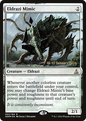 0002 Eldrazi Mimic R Prerelease Cards