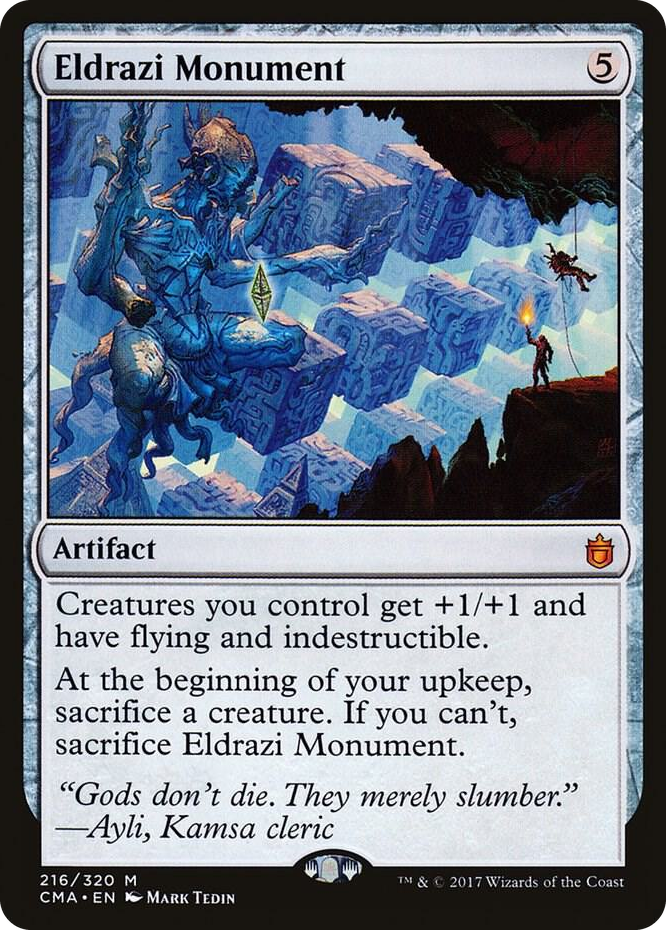 Eldrazi Monument #216 M - Commander Anthology Pokemon card