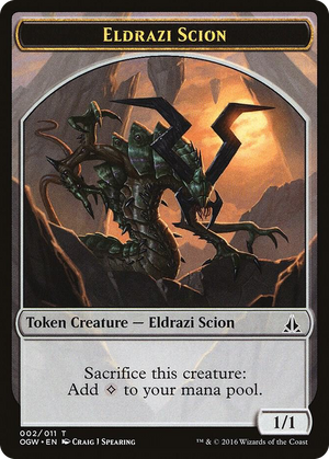 0002 Eldrazi Scion Token (002) T Oath of the Gatewatch