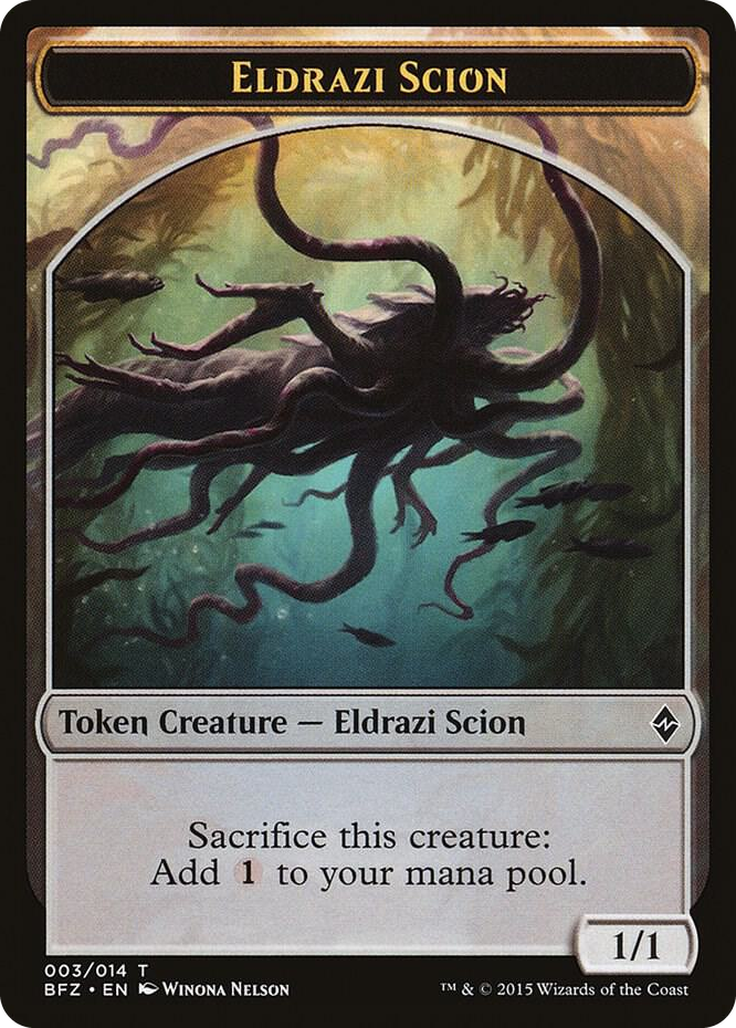 Eldrazi Scion Token (003) #3 T - Battle for Zendikar Pokemon card