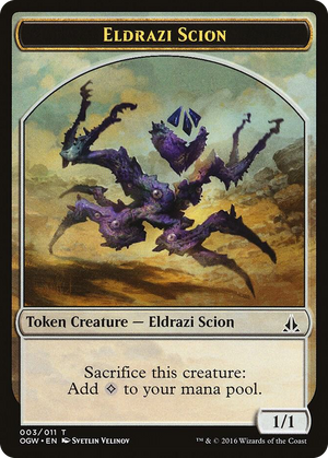 0003 Eldrazi Scion Token (003) T Oath of the Gatewatch