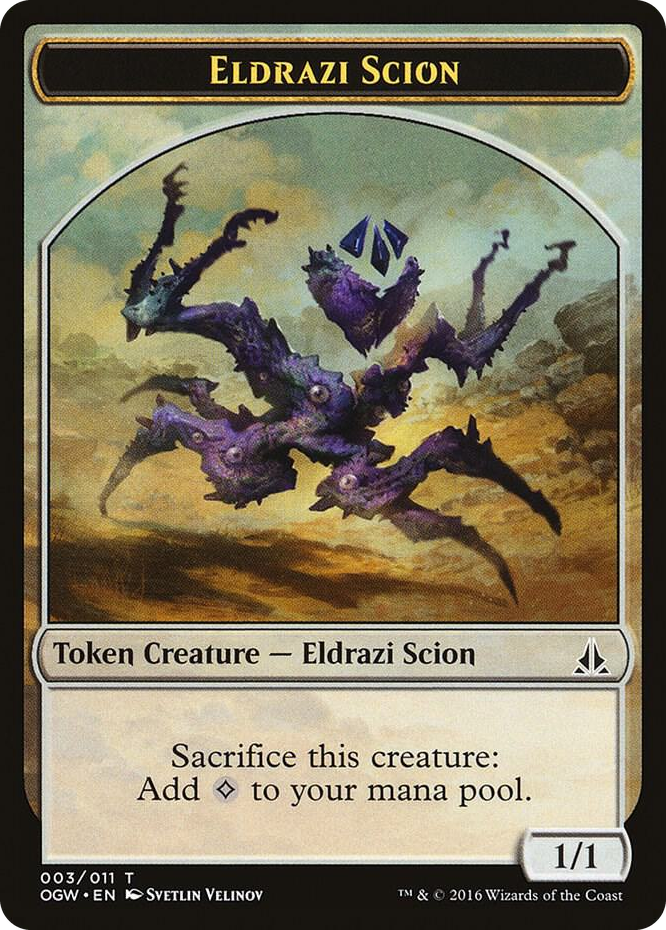 Eldrazi Scion Token (003) #3 T - Oath of the Gatewatch Pokemon card