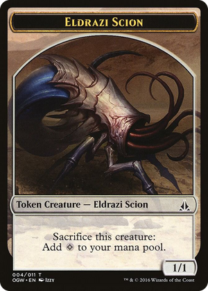 0004 Eldrazi Scion Token (004) T Oath of the Gatewatch