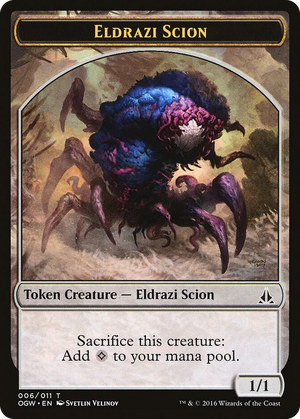 0006 Eldrazi Scion Token (006) T Oath of the Gatewatch