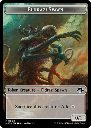 0002 Eldrazi Spawn // Spellgorger Weird Double-Sided Token T Modern Horizons 3