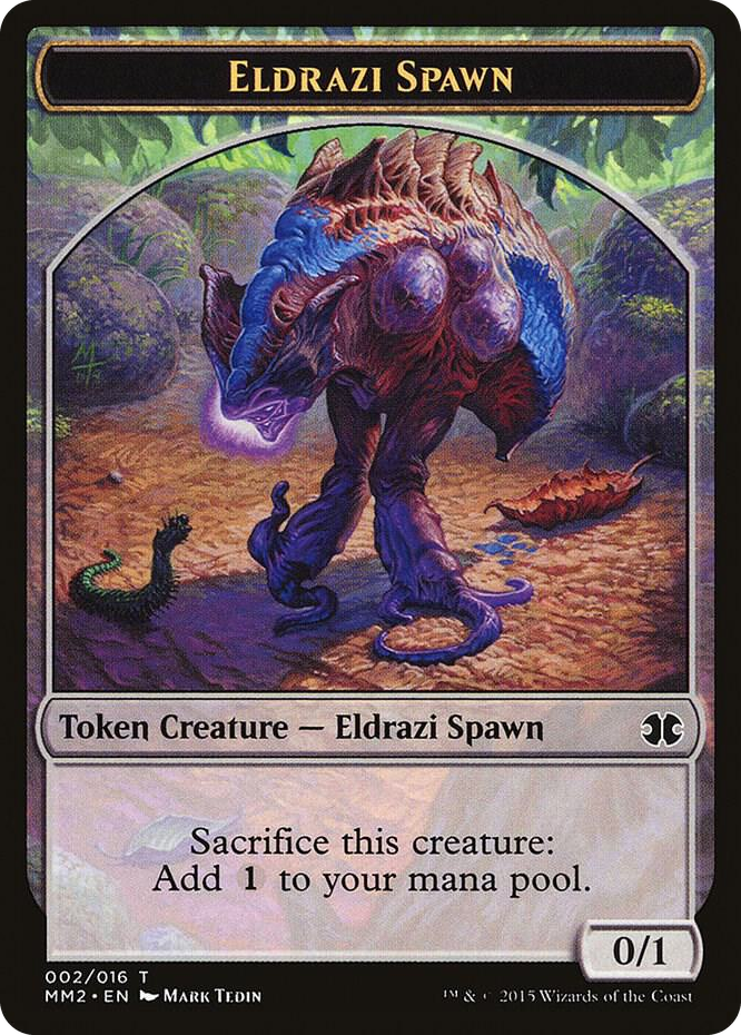 0002 Eldrazi Spawn Token (002) T Modern Masters 2015