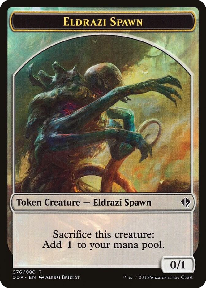 Eldrazi Spawn Token (076) #76 T - Duel Decks: Zendikar vs. Eldrazi Pokemon card