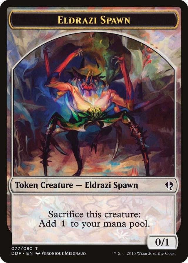 0077 Eldrazi Spawn Token (077) T Duel Decks: Zendikar vs. Eldrazi