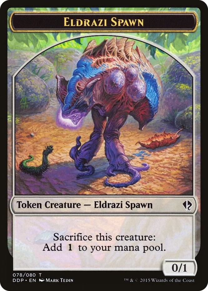 Eldrazi Spawn Token (078) #78 T - Duel Decks: Zendikar vs. Eldrazi Pokemon card