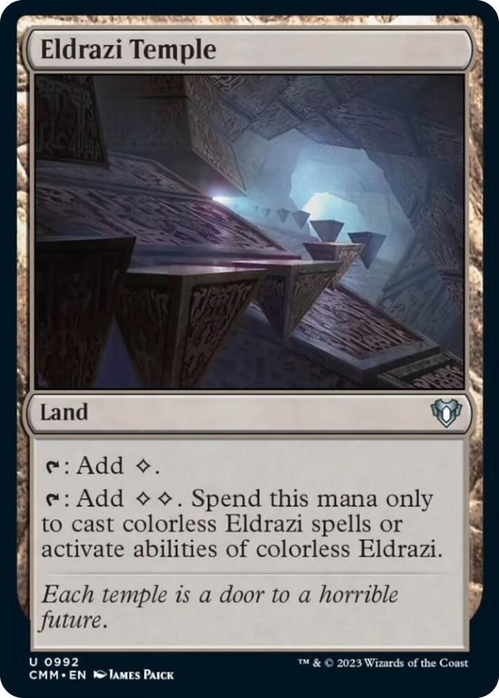 0992 Eldrazi Temple U Commander Masters