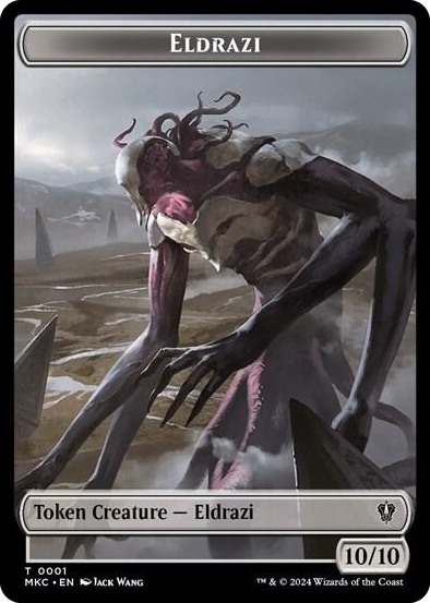 0001 Eldrazi // Tiny Double-Sided Token T Commander: Murders at Karlov Manor