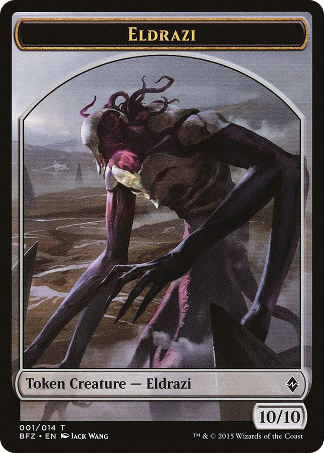 Eldrazi Token #1 T - Battle for Zendikar Pokemon card