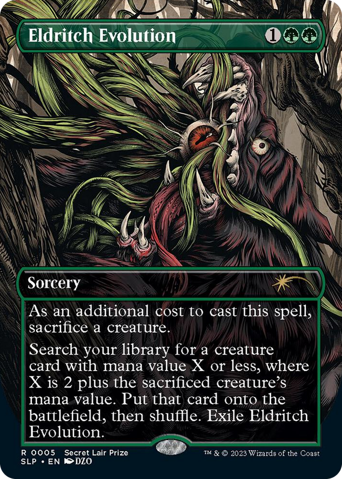 Eldritch Evolution #5 R - Secret Lair Showdown Pokemon card