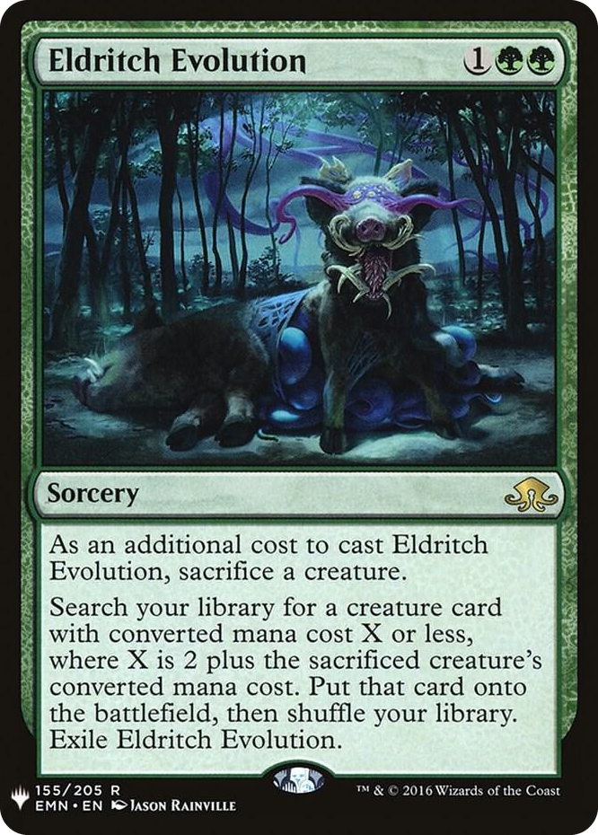 Eldritch Evolution #155 R - The List Reprints Pokemon card