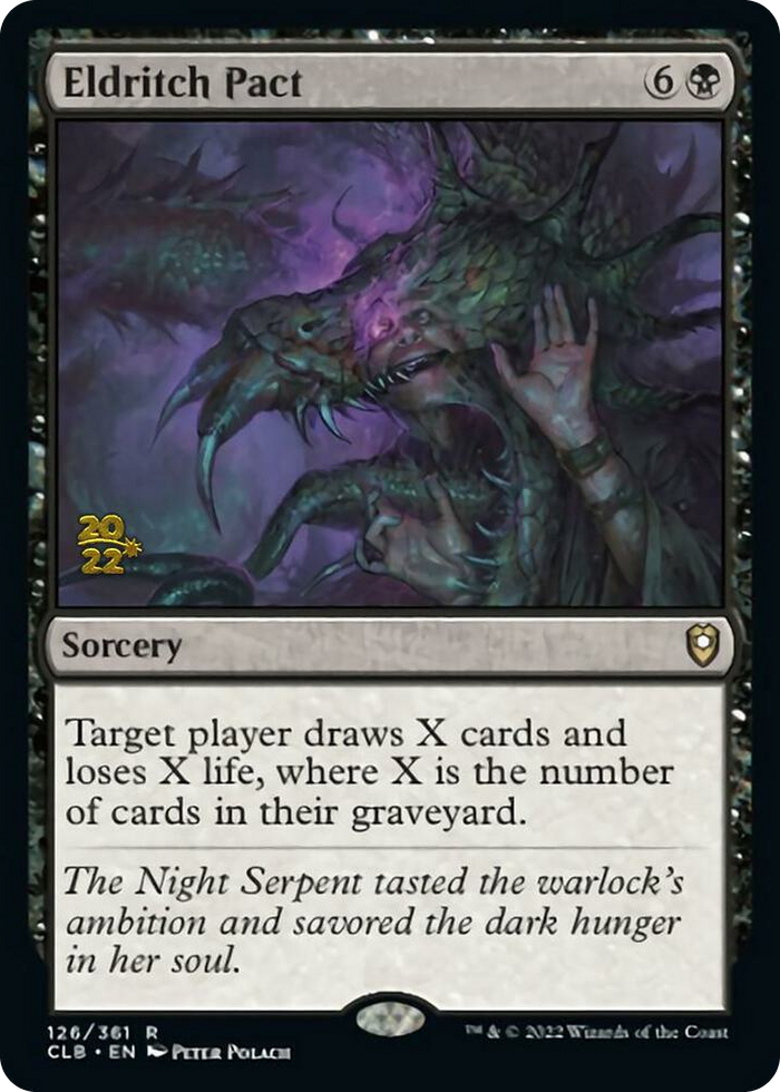 Eldritch Pact #126 R - Prerelease Cards Pokemon card