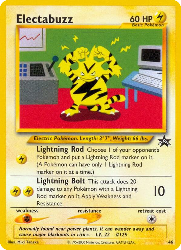 0046 Electabuzz Promo WoTC Promo