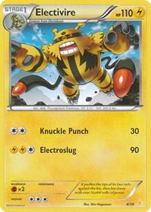 0025 Electivire (25) Common XY Trainer Kit: Pikachu Libre & Suicune