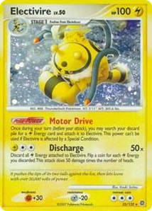 0025 Electivire - 25/132 (Cosmos Holo) Holo Rare Deck Exclusives
