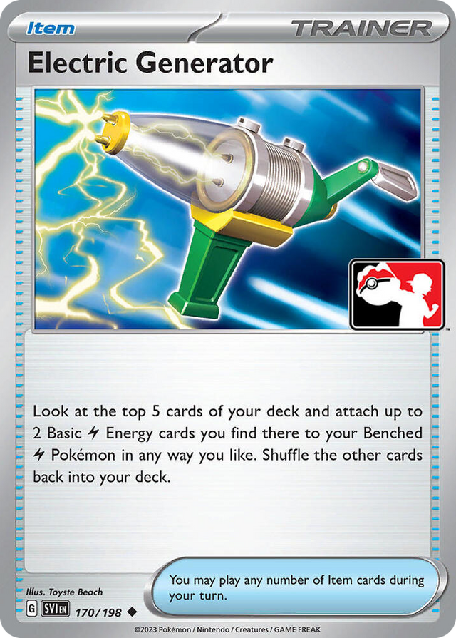 0170 Electric Generator Uncommon Prize Pack Series Cards
