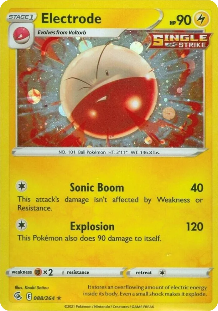 0088 Electrode - 088/264 (Cosmos Holo) Rare Miscellaneous Cards & Products