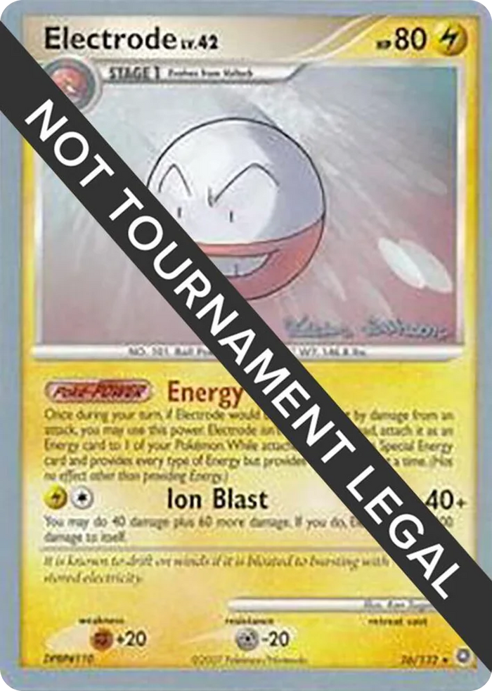 0026 Electrode - 2008 (Tristan Robinson) Rare World Championship Decks