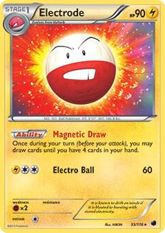 0033 Electrode - 33/116 (BW Plasma Freeze) Rare Deck Exclusives