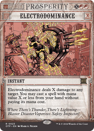 0023 Electrodominance R Outlaws of Thunder Junction: Breaking News